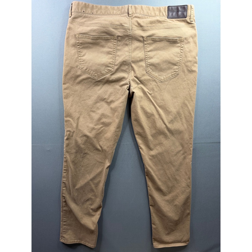 Michael Kors Tailored Fit Pants Mens Tan Khaki Cotton‎ Blend 36x31